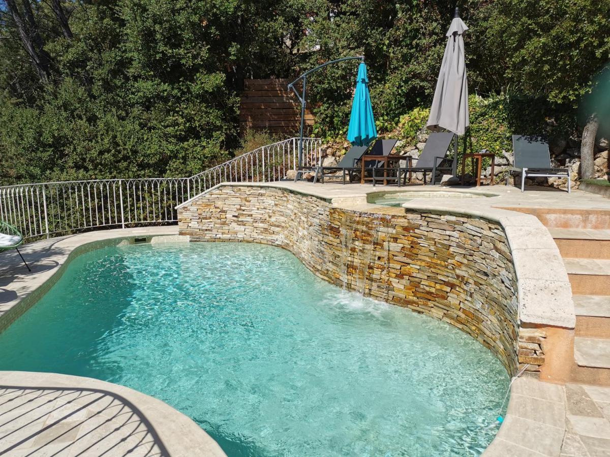 Appart "Pins & Parasol", Piscine Chauffee Et Bain A Remous Taradeau ภายนอก รูปภาพ